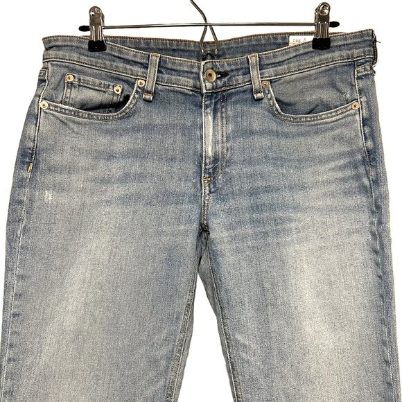 RAG & BONE Women's jeans, size 28, Dre Low-Rise Slim Boyfriend, light blue - Picture 2 of 15